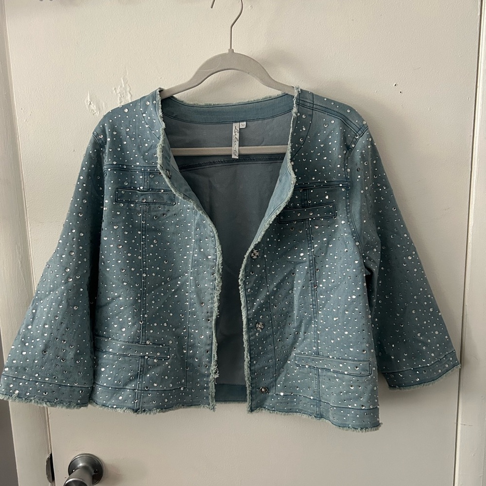 Bedazzled Jean Jacket